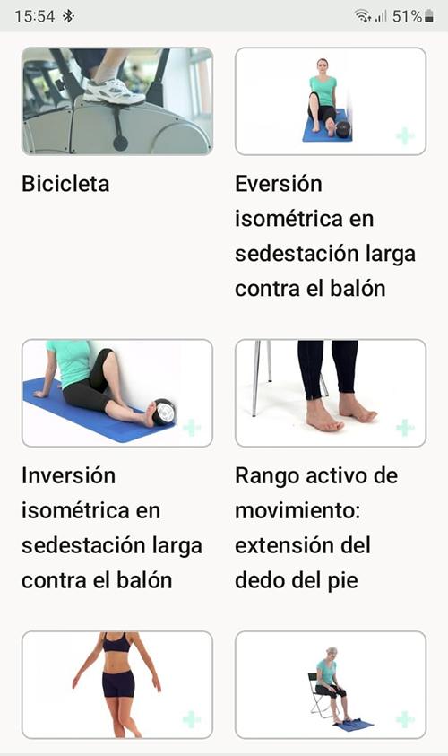 Programa de ejercicios en línea Pinzamiento posterior del tobillo